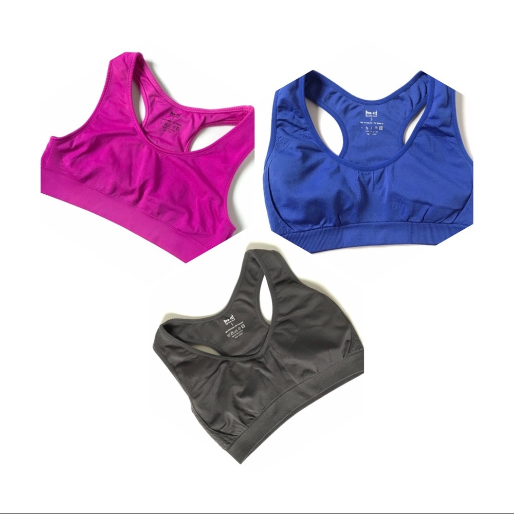 Pro Fit Seamless Sports Bra Bundle Small